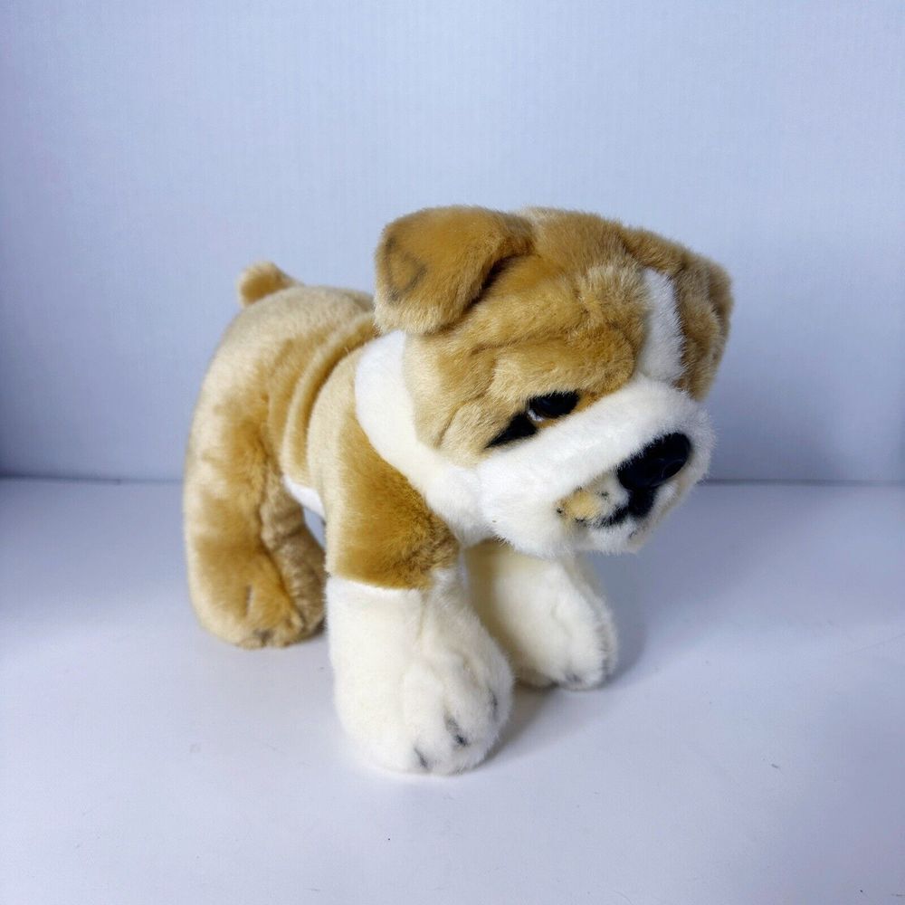 Vintage Keel Bulldog Realistic Plush Union Cute‎ Soft